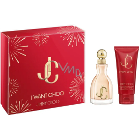 Jimmy Choo I Want Choo parfumovaná voda 60 ml + telové mlieko 100 ml, darčeková súprava pre ženy