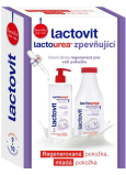 Lactovit Lactourea spevňujúce telové mlieko pre veľmi suchú pokožku 400 ml + spevňujúci sprchový gél pre veľmi suchú pokožku 500 ml, kozmetická sada