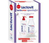 Lactovit Lactourea spevňujúce telové mlieko pre veľmi suchú pokožku 400 ml + spevňujúci sprchový gél pre veľmi suchú pokožku 500 ml, kozmetická sada