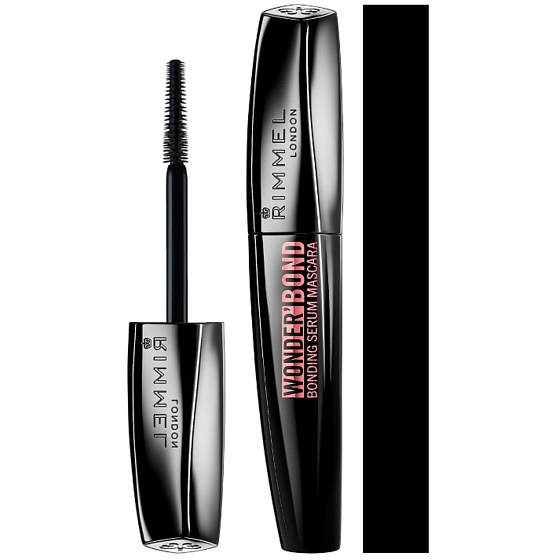 Rimmel London Wonder' Bond Bonding maskara so sérom 001 Black 11 ml