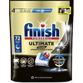 Finish tablety do myčky Ultimate Plus All in 1, 72 ks