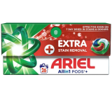 Ariel Extra Clean Power Pods+ gelové kapsle na praní univerzální 26 kusů