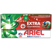 Ariel Extra Clean Power Pods+ gelové kapsle na praní univerzální 26 kusů