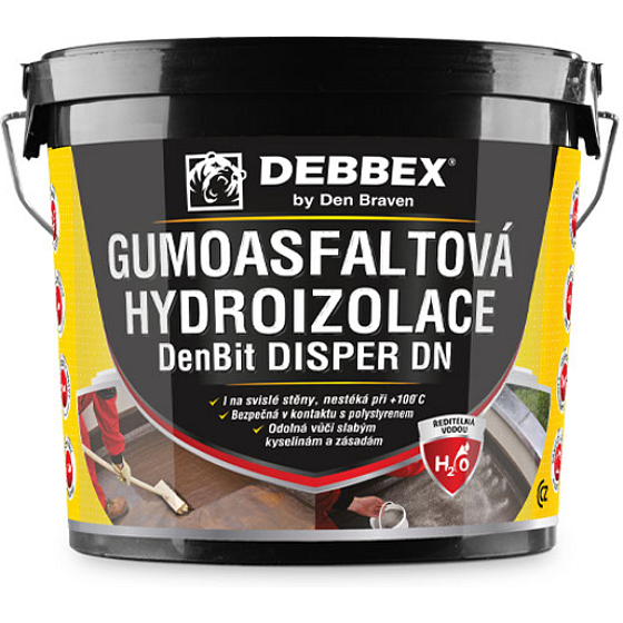 Den Braven DenBit Disper DN gumoasfaltová hydroizolácia, 10 kg