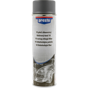 PRESTO 1K silnovrstvý plnič, šedý, 500 ml