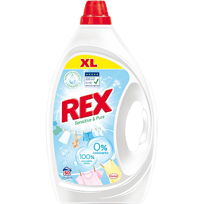 REX prací gel Sensitive & Pure 50 praní, 2,25L REX prací gel Sensitive & Pure 50 praní, 2,25L