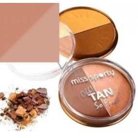 Miss Sporty Ohh! Tan-So-Fine 02 DUO Bronzing powder pre stále opálenú pleť 6,2g