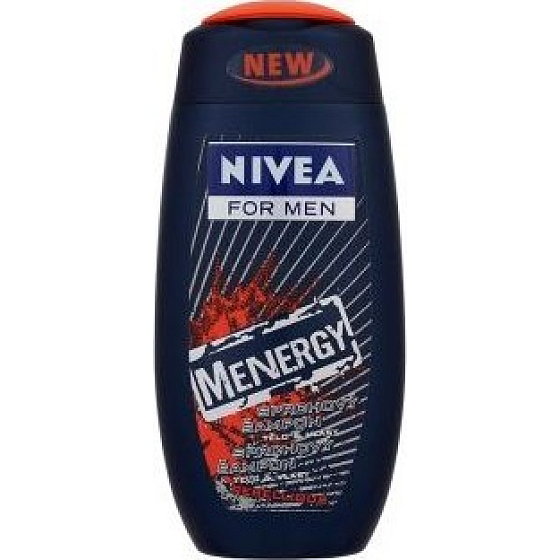 Nivea Men Menergy sprchový šampón 250 ml