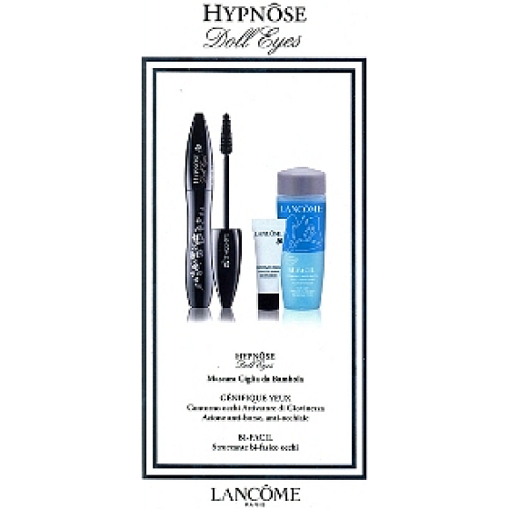 Lancome Hypnose Doll Eyes riasenka + dvojfázový odličovač očí 30 ml + krém 3 ml