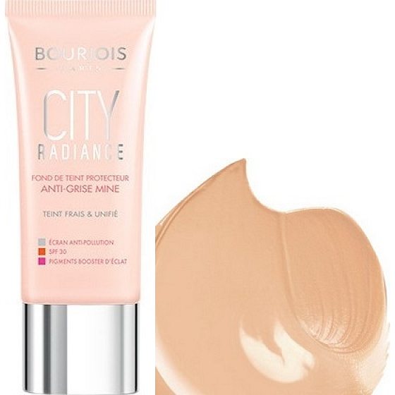 Bourjois City Radiance Foundation SPF30 make-up 02 Vanille 30 ml
