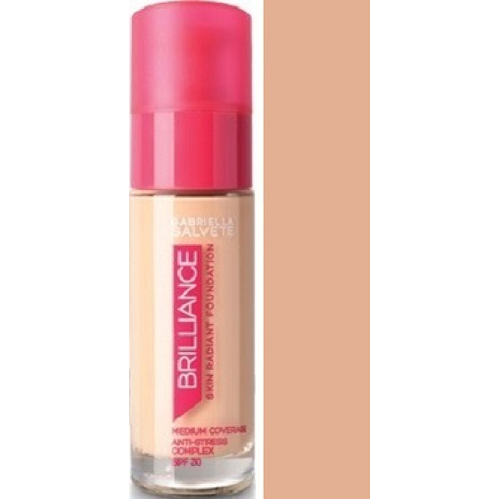 Gabriella salva Brilliance Foundation make-up 102 Beige 30 ml