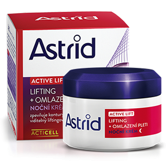 Astrid Active Lift Liftingový omladzujúci nočný krém 50 ml