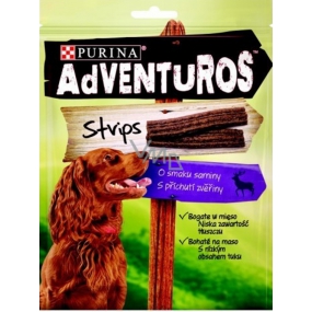 Purina Adventuros Strips plátky s príchuťou diviny 90 g