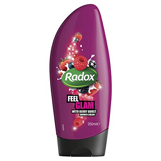 Radox Feel Glam with berry burst sprchový gél 250 ml