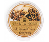 Heart & Home Škoricové korenia Sójový prírodný voňavý vosk 27 g