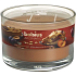 Bolsius Aromatic Plum & Almond Pie - Slivkovo mandľový koláč3 knôty vonná sviečka v skle 70 x 106 mm 685 g, doba horenia 83 hodín
