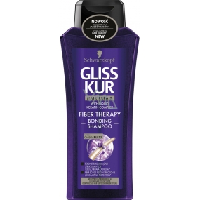 Gliss Kur Fiber Therapy šampón na namáhavé vlasy 250 ml