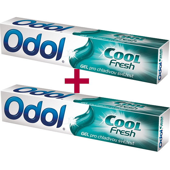 Odol Cool Fresh Gél zubná pasta 2 x 75 ml, duopack