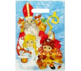 Igelitová taška 245 x 350 mm sáčok Mikuláš, anjel, čertík