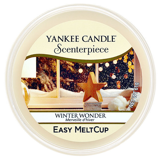 Yankee Candle Winter Wonder - Zimný zázrak, Scenterpiece vonný vosk do elektrickej aromalampy 61 g