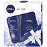 Nivea Body Milk výživné telové mlieko pre veľmi suchú pokožku 200 ml + Creme krémový sprchový gél 250 ml, kozmetická sada