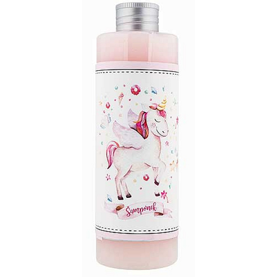 Bohemia Gifts Jednorožec Extrakt zo šípok a kvetov ruže šampón na vlasy pre deti 250 ml