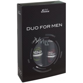 Alpa Windsor Duo For Men pena na holenie pre mužov 200 ml + dezodorant sprej pre mužov 150 ml, kozmetická sada