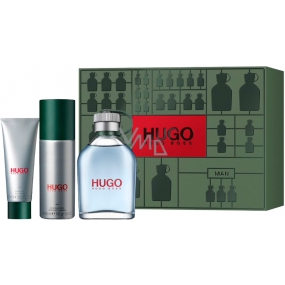 Hugo Boss Hugo Man toaletná voda pre mužov 125 ml + dezodorant sprej 150 ml + sprchový gél 50 ml, darčeková sada