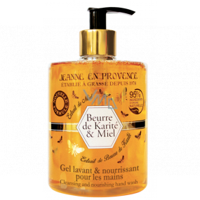 Jeanne en Provence Bambucké maslo a med umývací gél na ruky dávkovač 500 ml