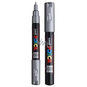 Posca Univerzálny akrylátový popisovač 0,7 - 1 mm Strieborná PC-1M