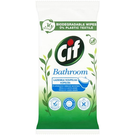 Cif Nature Kúpeľňa čistiace obrúsky 36 kusov