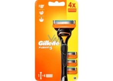 Gillette Fusion5 holiaci strojček + náhradné hlavice 4 kusy, pre mužov