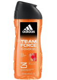 Adidas Team Force 3v1 sprchový gél na telo, vlasy a pokožku pre mužov 250 ml