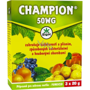 Biom Champion 50 WG fungicídny a baktericídny prípravok na ochranu rastlín 3 x 20 g