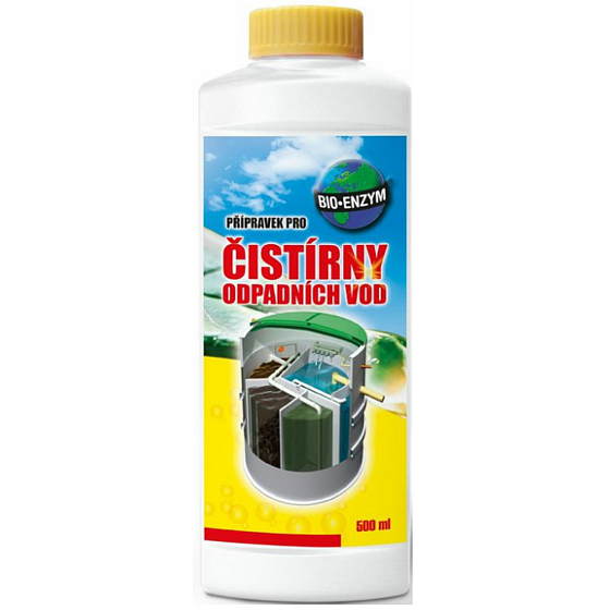 Bio-Enzym Prípravok pre čističky odpadových vôd 500 ml