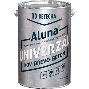 Detecha Aluna farba na kov betón drevo s obsahom hliníka, strieborná, 4 kg