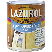 Lazurol Aqua napúšťadlo V1314 prevencia proti hubám a hmyzu bezfarebný, 700 g
