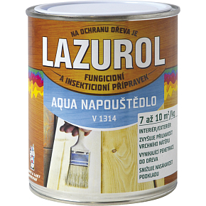 Lazurol Aqua napúšťadlo V1314 prevencia proti hubám a hmyzu bezfarebný, 700 g