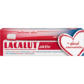 Lacalut Aktiv zubná pasta + zubný kefka, 75 ml