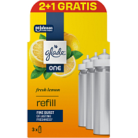 Glade ONE náhradné náplne do osviežovača vzduchu Fresh Lemon 3×10 ml, 30 ml