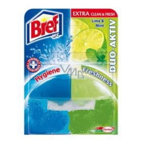 Bref Duo Aktiv Extra Clean & Fresh Limetka a Mäta WC gél náhradná náplň 60 ml