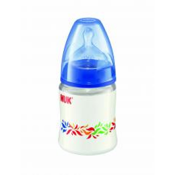 Nuk Fľaša plastová savička silikón veľkosť M = mlieko 150 ml