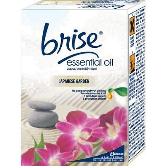 Brise Essential Oil Japonská Záhrada elektrický osviežovač vzduchu náhradná náplň 20 ml