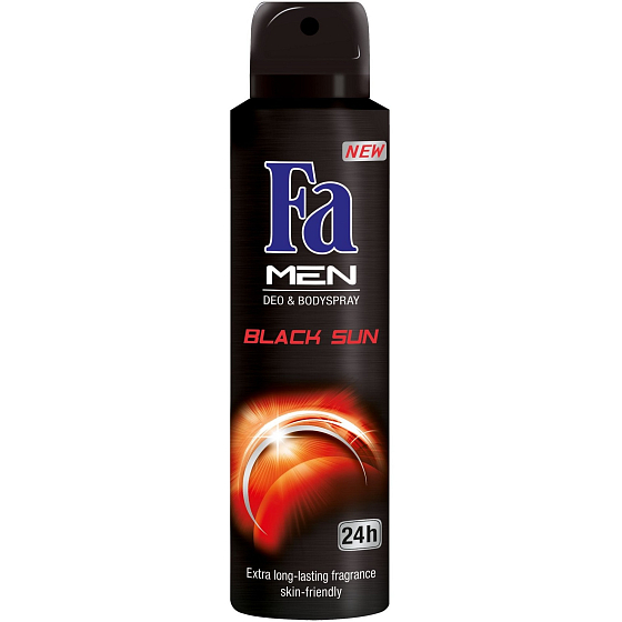 Fa Men Black Sun antiperspirant deodorant sprej pre mužov 150 ml