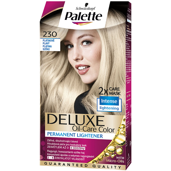 Schwarzkopf Palette Deluxe farba na vlasy 230 Platinovo Plavý 115 ml