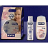 Nivea Harmony Time sprchový gel 250 ml + antiperspirant sprej 250 ml, pre ženy kozmetická sada
