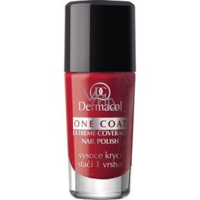 Dermacol One Coat Extreme Coverage Nail Polish lak na nechty 117 10 ml