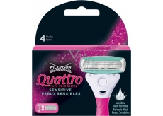 Wilkinson Quattro for Women náhradné hlavice 3 kusy