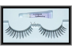 Eyelashes Umelé riasy s lepidlom 503 čierne 1 pár