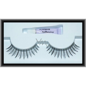 EyelaShes Umelé riasy s lepidlom 503 čierne 1 pár